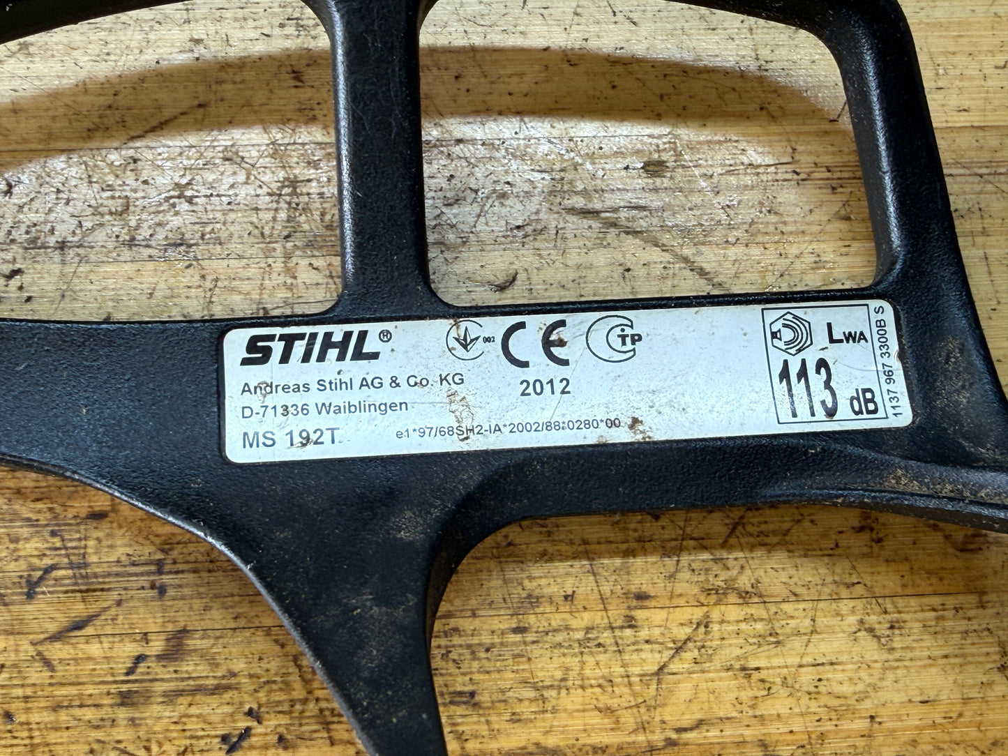Stihl MS192T Kézvédő